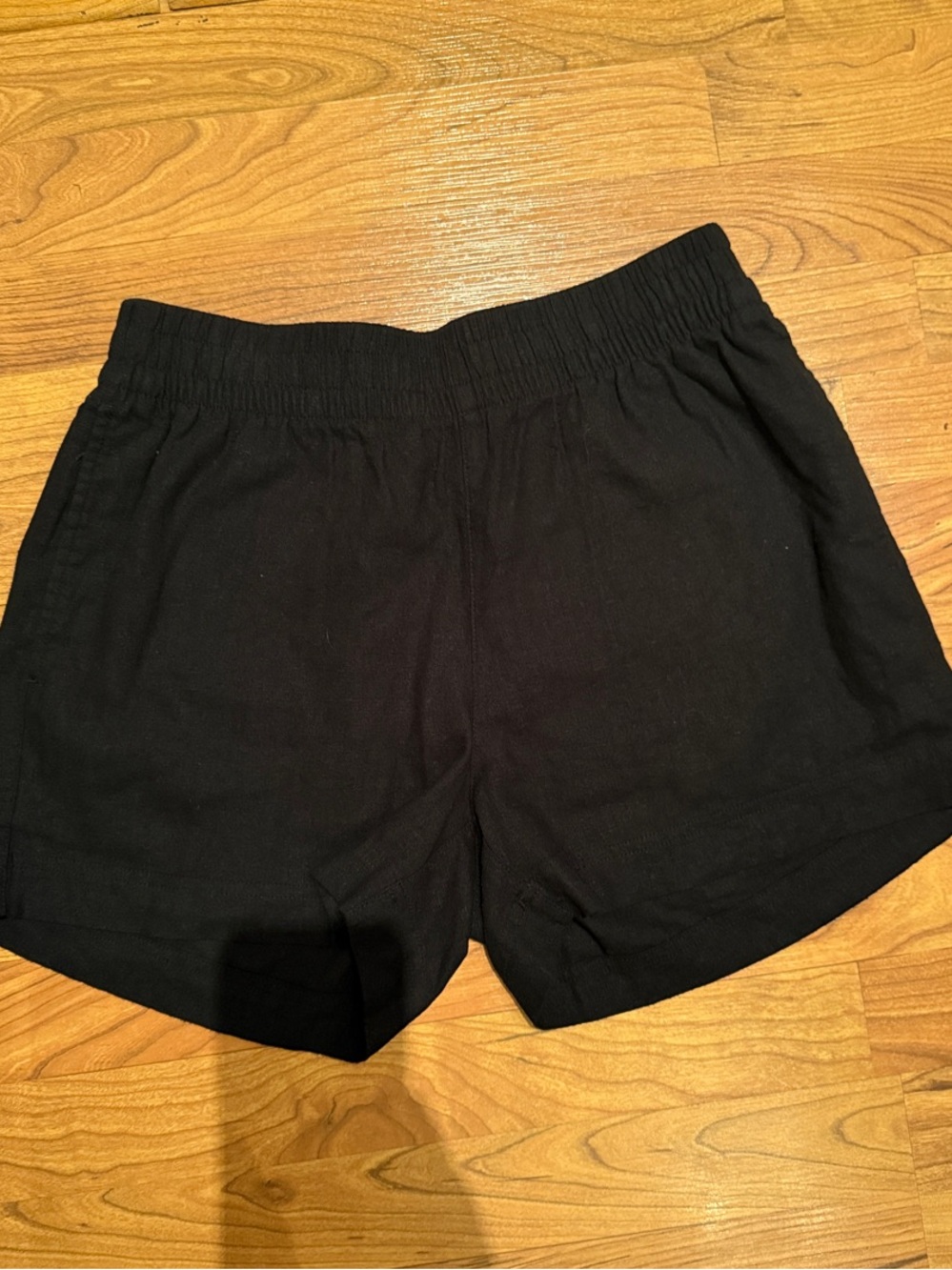 Old Navy Black High-Waist Elastic-Waistband Women's Shorts